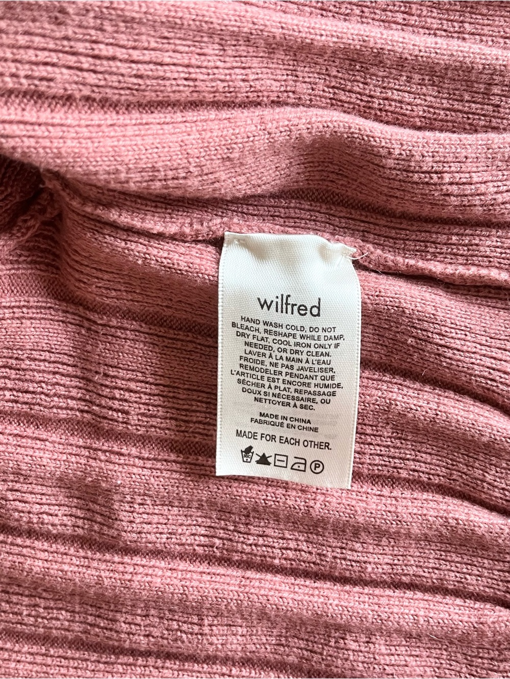 Aritzia Wilfred Plunge Front Cardigan - Picture 5 of 6